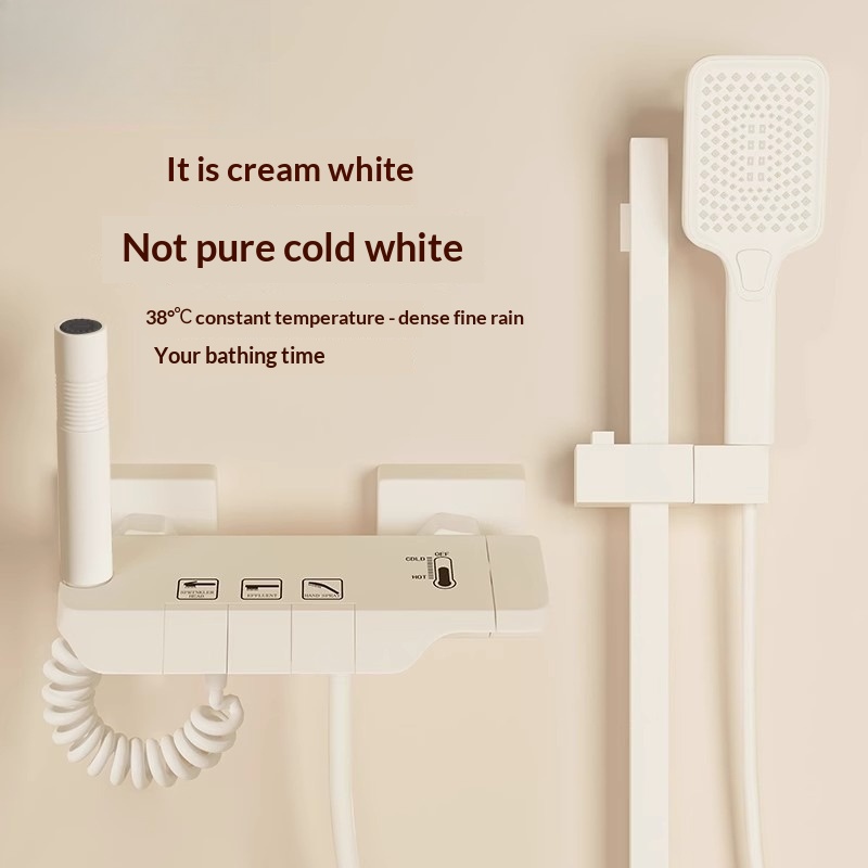 Home Bathroom Shower - Ensemble de douche thermostatique tout cuivre,
