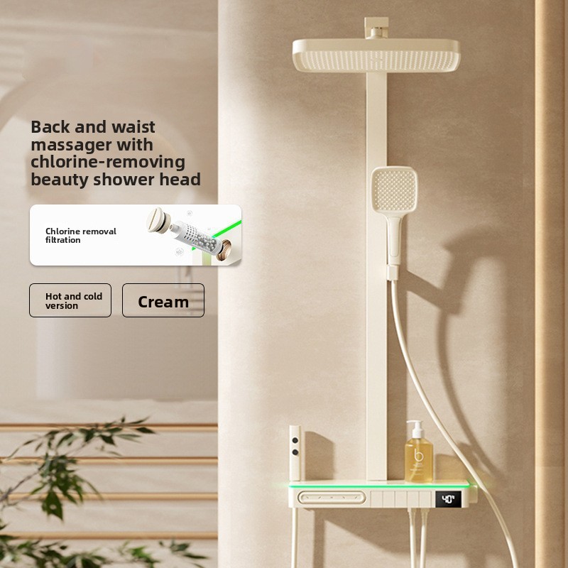 Home Bathroom Shower - Ensemble de douche en cuivre intelligent