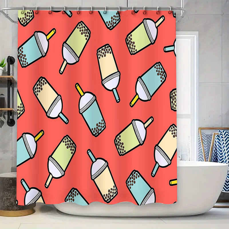Home Decor Bathroom Ideas - Rideau de douche unique à motif