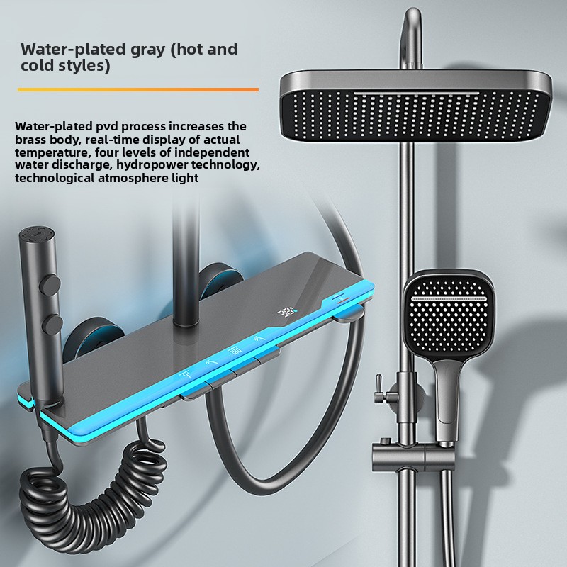 Home Bathroom Shower - Ensemble de douche thermostatique intelligent à