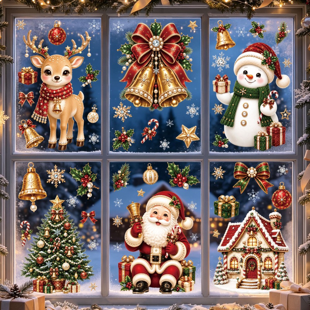 Home Bathroom Wall Tiles - Nouveaux Autocollants de Noël 2027 pour