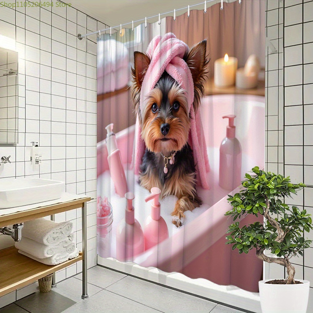 Home Bathroom Design Ideas - Rideau de Douche Imperméable avec Motif