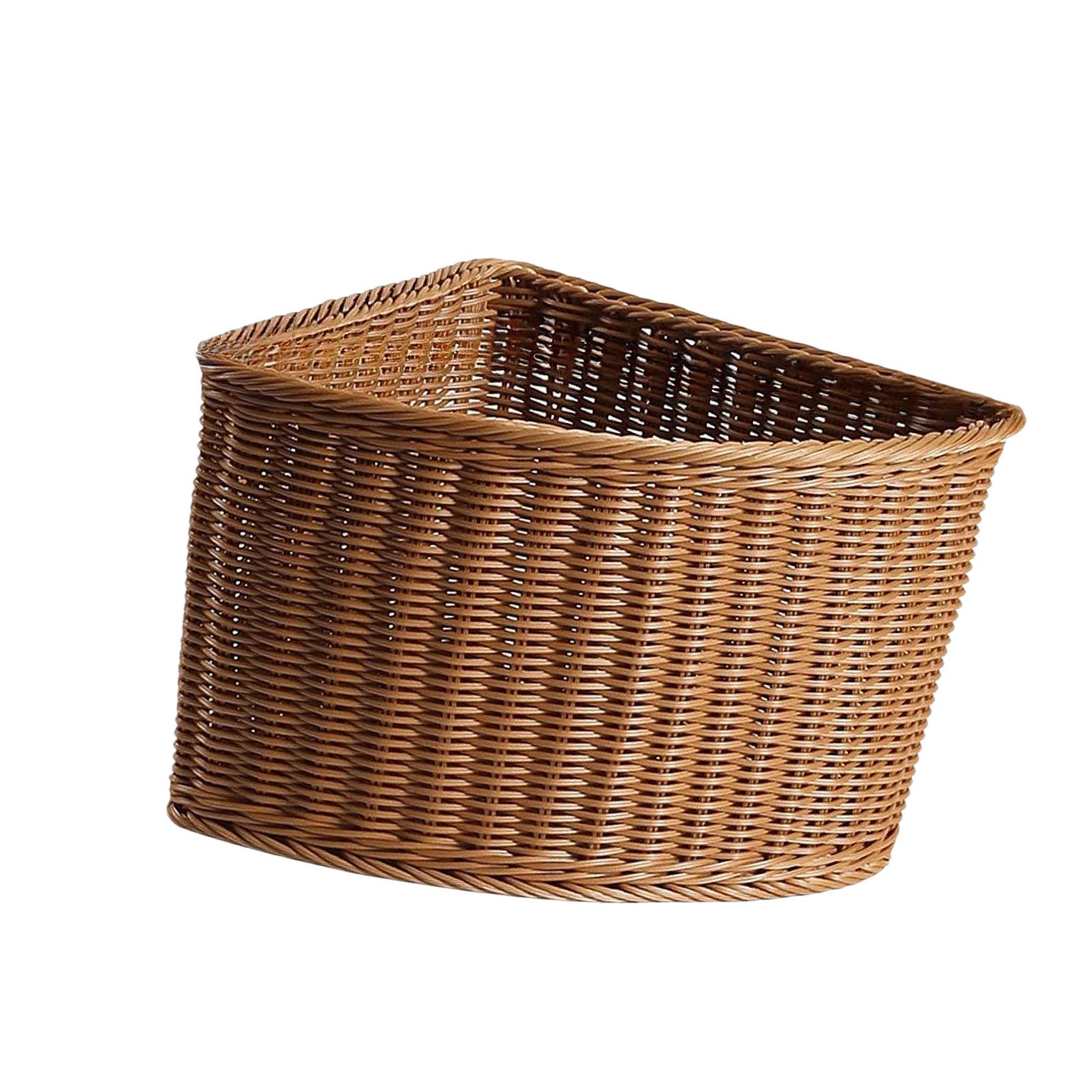 Home Essentials Bathroom Organizer - Panier de rangement décoratif en plastique