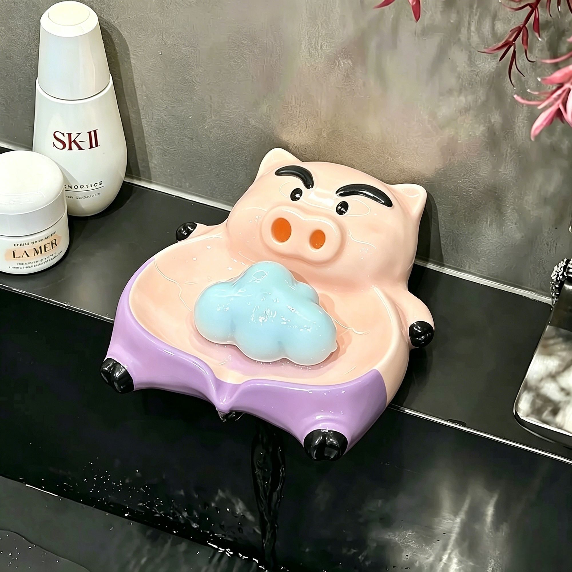 Home Goods Bathroom Vanity - Porte-savon Bo-chan mignon, support à savon