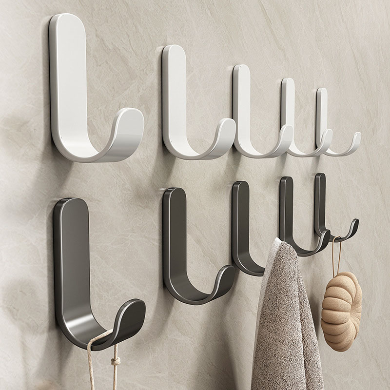 Home Bathroom Door - Crochets muraux auto-adhésifs solides, crochet pour