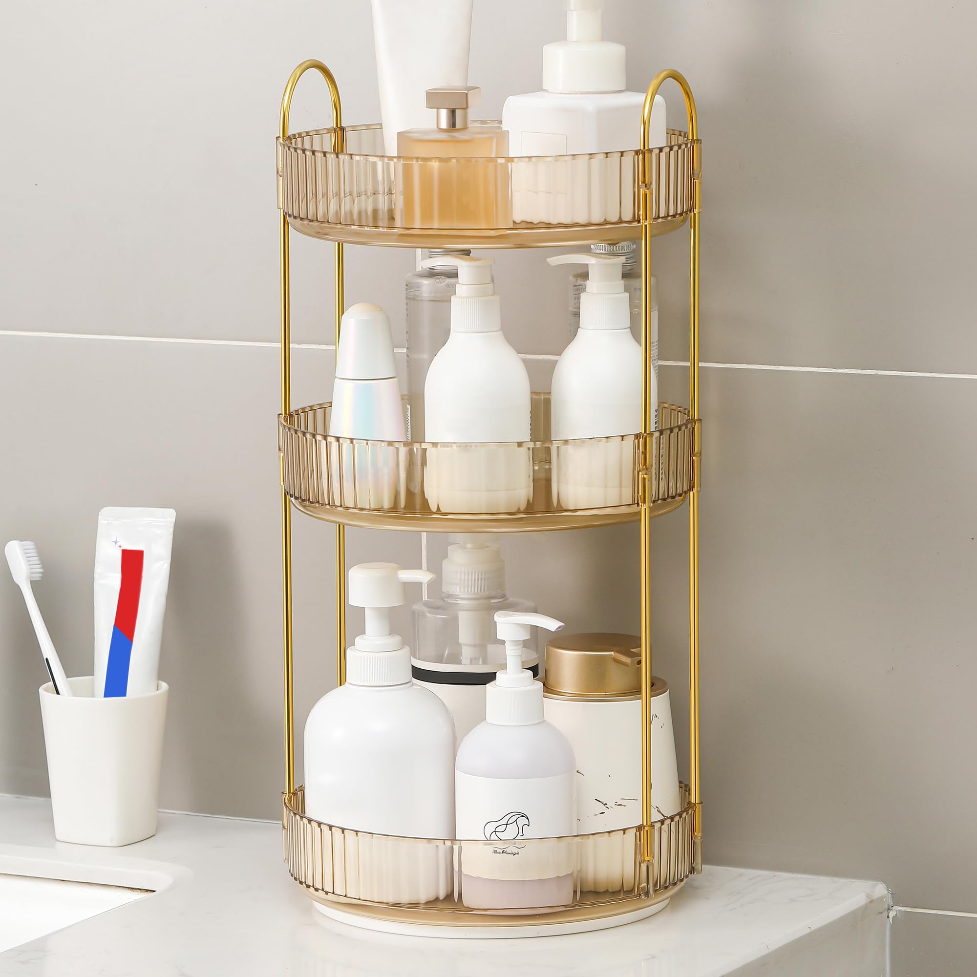 Organiseur de maquillage rotat - Home Essentials Bathroom Organizer avis et prix
