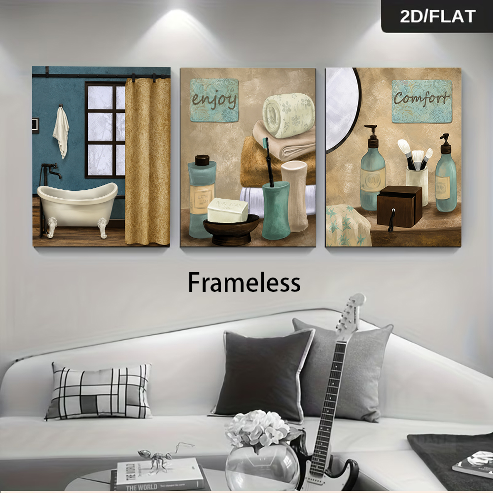 1 ensemble de peintures décora - Home Bathroom Plan avis et prix