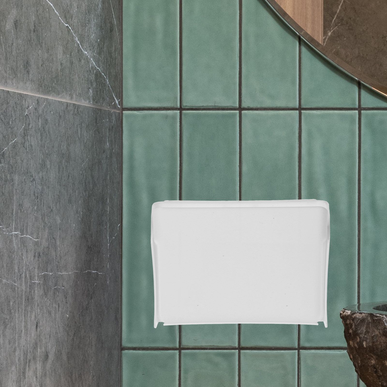 Boîte de rangement murale plia - Home Essentials Bathroom Organizer avis et prix