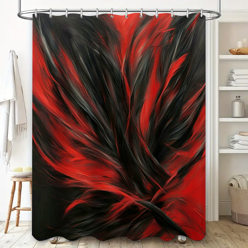 Rideau de douche imprimé abstr - Home Decor Bathroom Ideas avis et prix