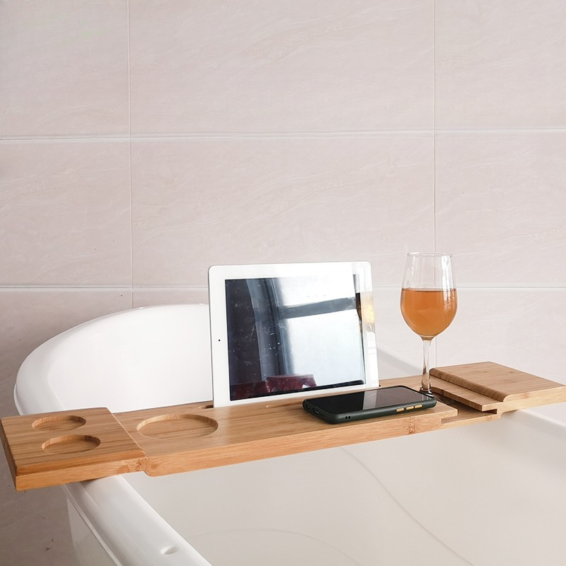Caddie de baignoire en bambou  - Bath Caddy Tray avis et prix