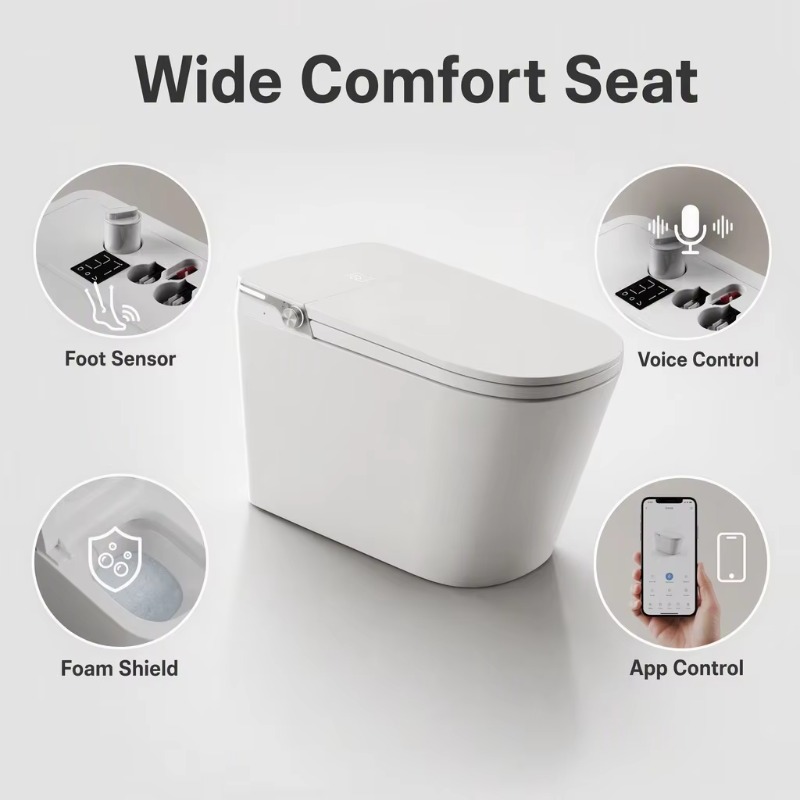 WC intelligent blanc à cuvette - Home In Bathroom avis et prix