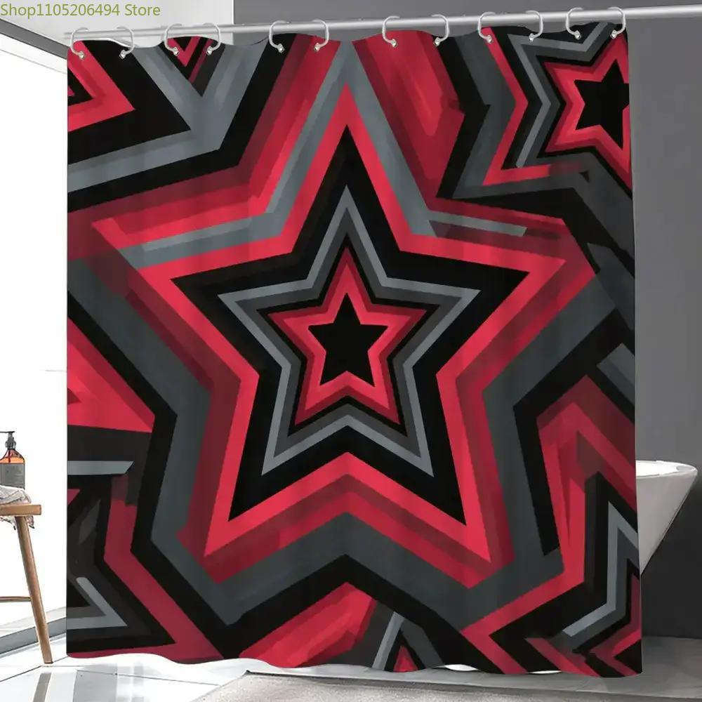 Rideau de douche à motif étoil - Home Bathroom Design Ideas avis et prix