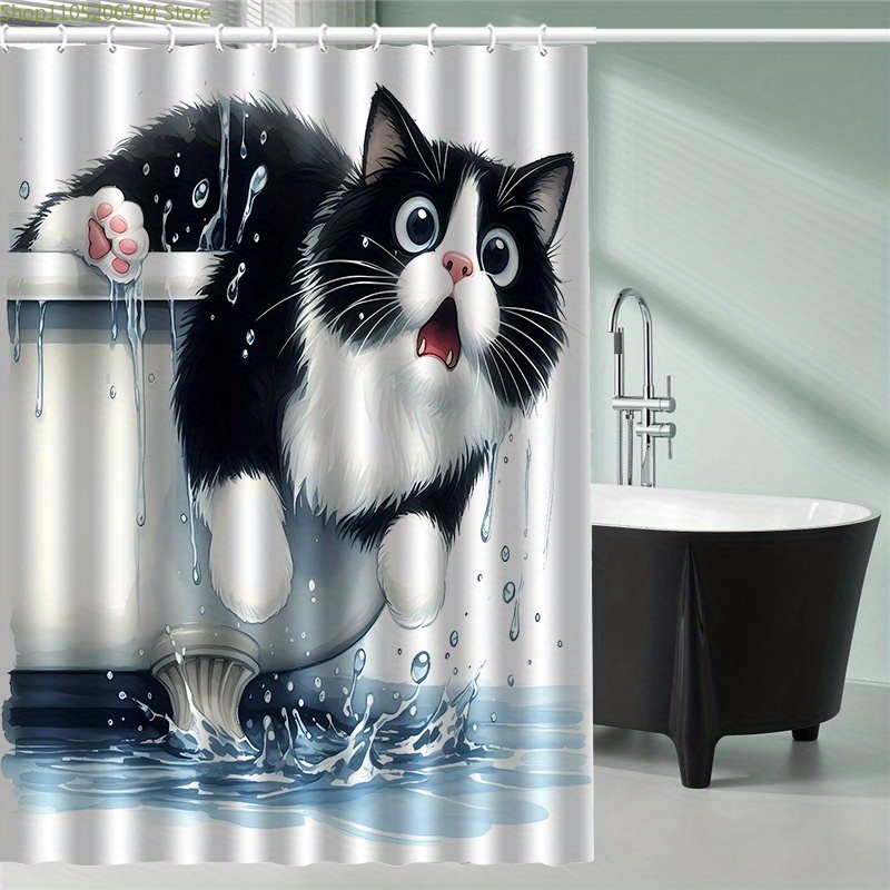 Rideau de Douche Amusant avec  - Home Bathroom Design Ideas avis et prix