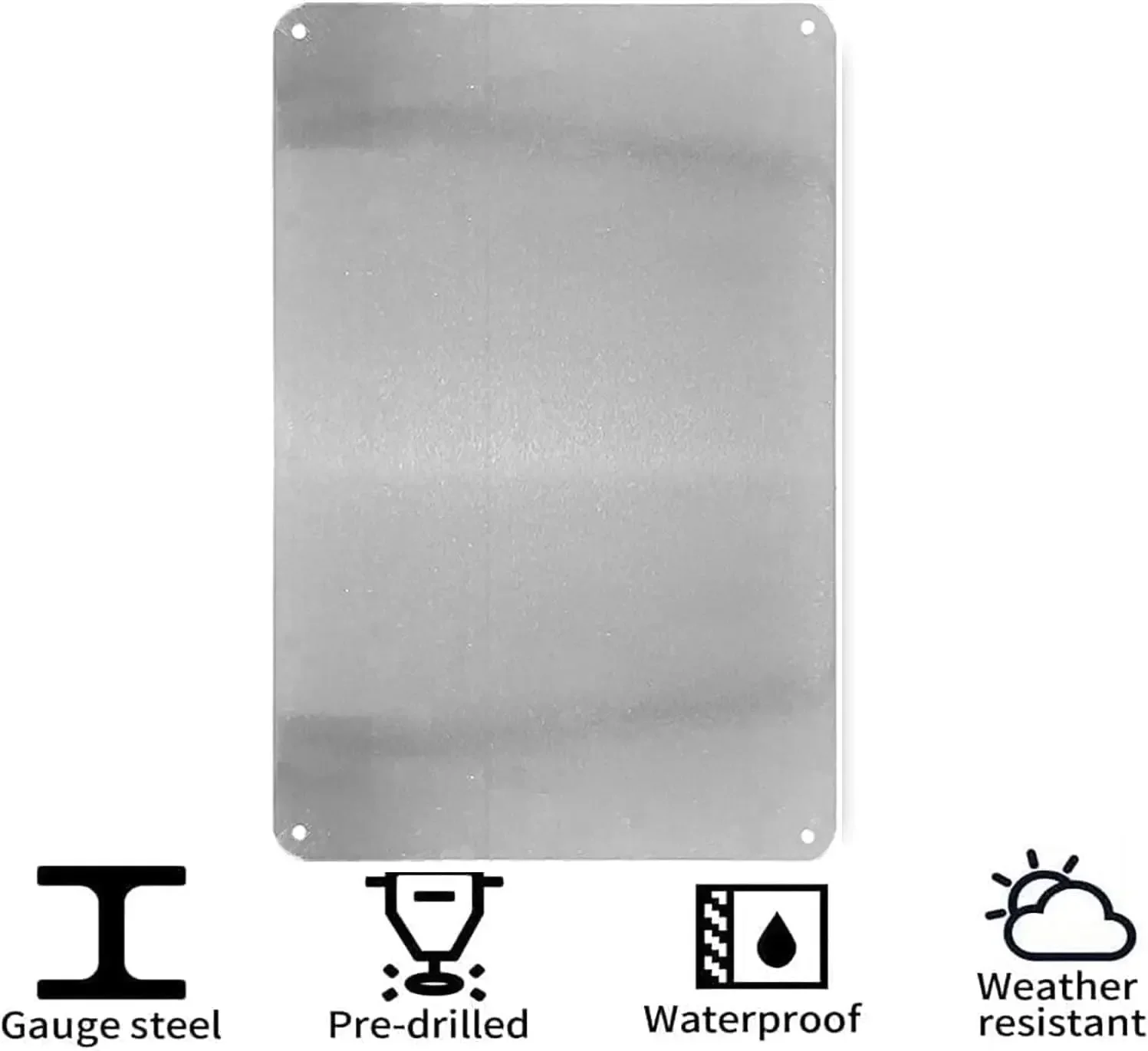 Panneau métallique vintage Sir - Home Bathroom Door avis et prix