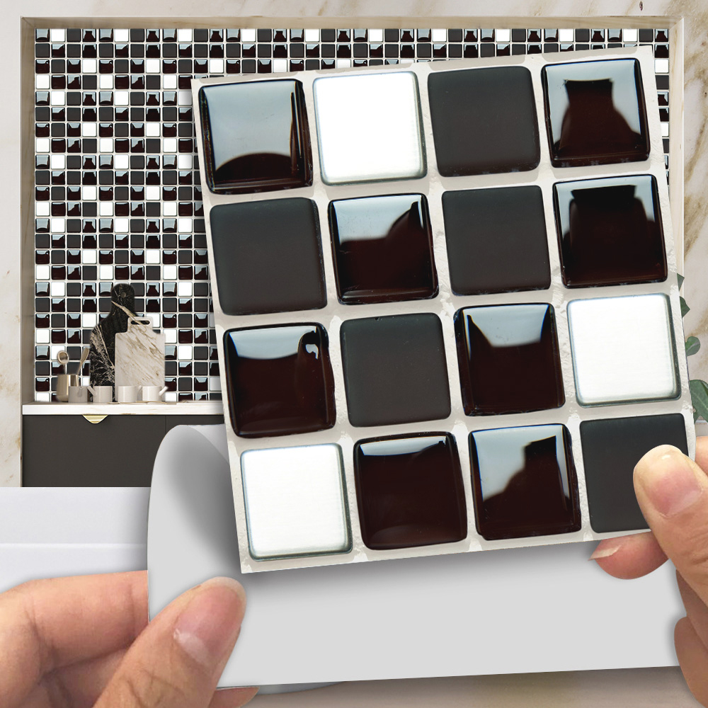 Autocollant de carrelage en mo - Home Bathroom Wall Tiles avis et prix