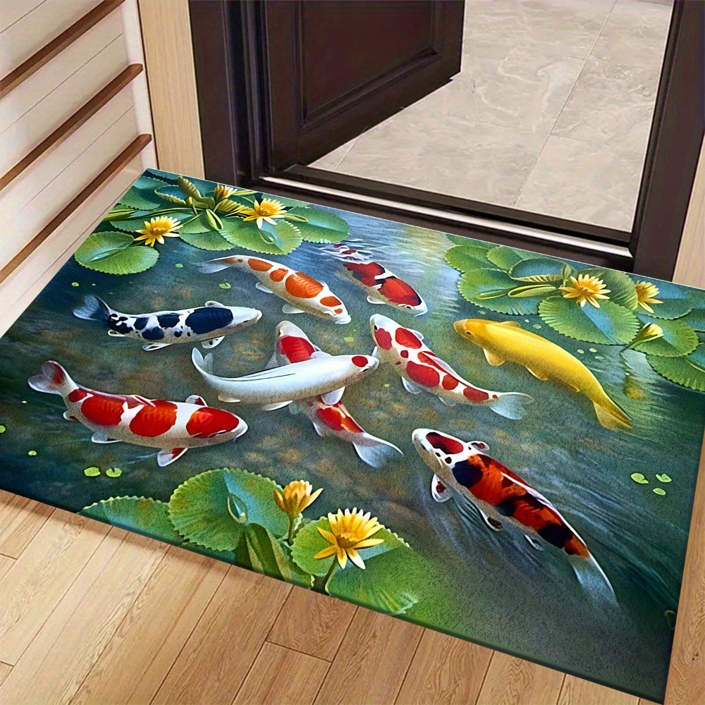 Tapis de sol vibrant motif poi - Home Bathroom Design Ideas avis et prix