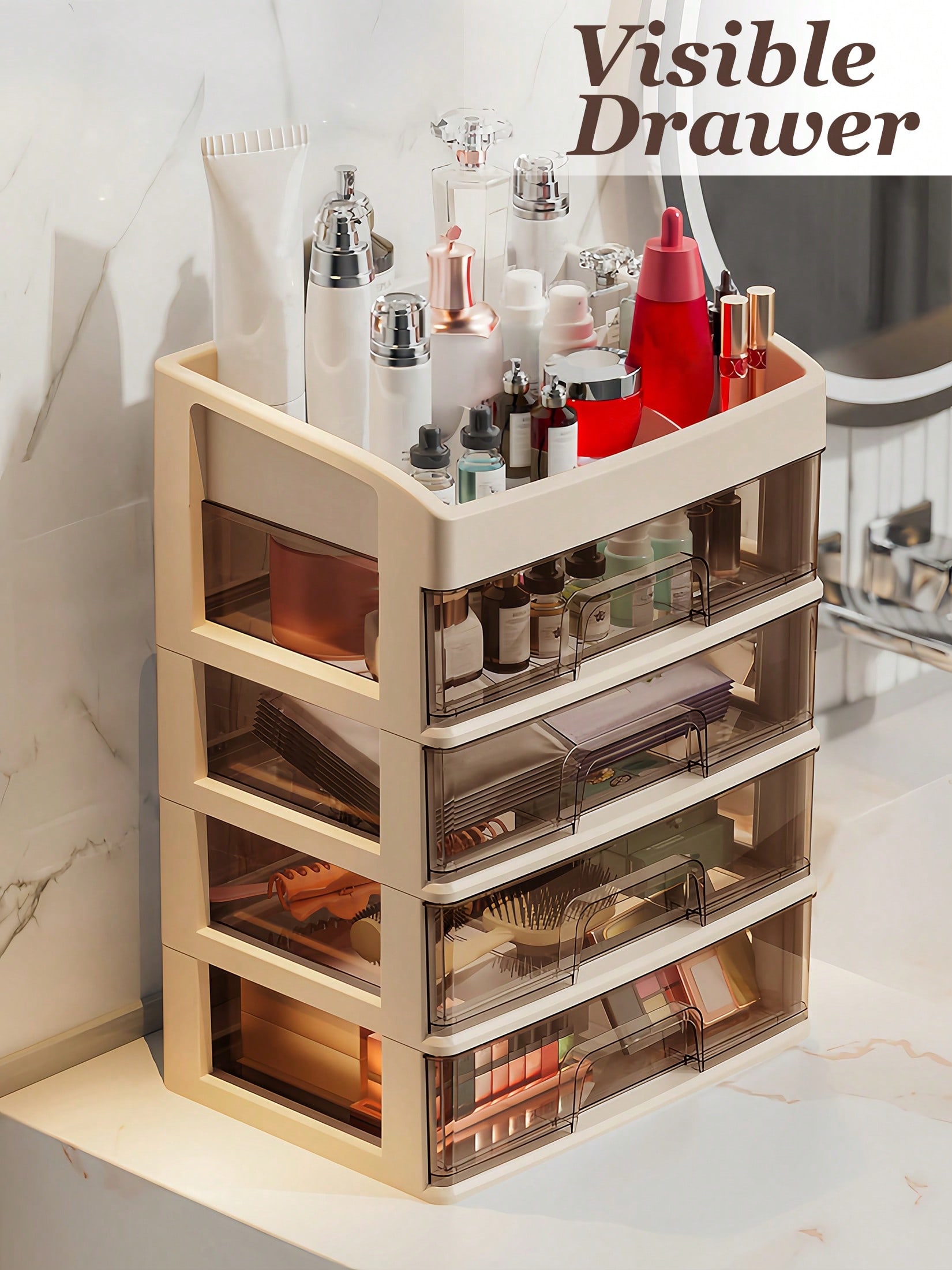 Organisateur de maquillage, ti - Home Essentials Bathroom Organizer avis et prix