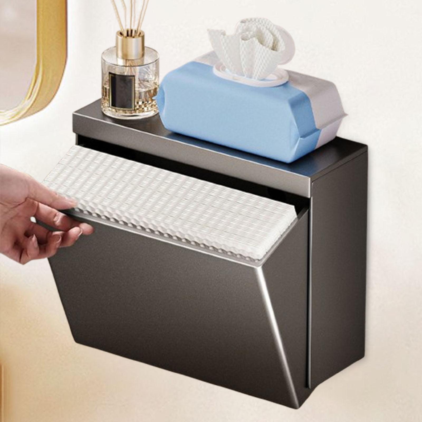 Porte-papier toilette mural en - Home Essentials Bathroom Organizer avis et prix