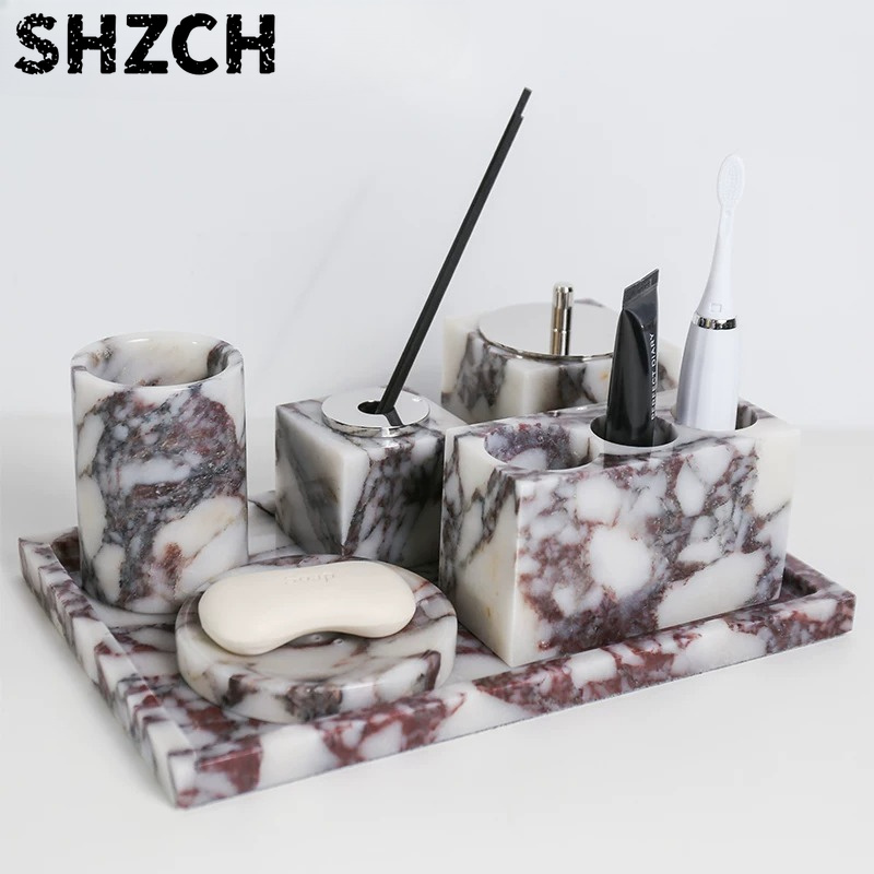 Plateau de luxe en marbre natu - Bath Caddy Tray avis et prix