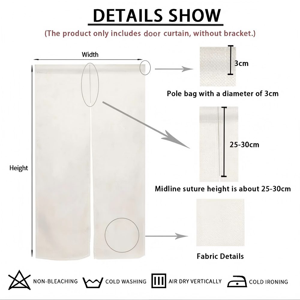 Rideau de porte personnalisé V - Home Bathroom Door avis et prix