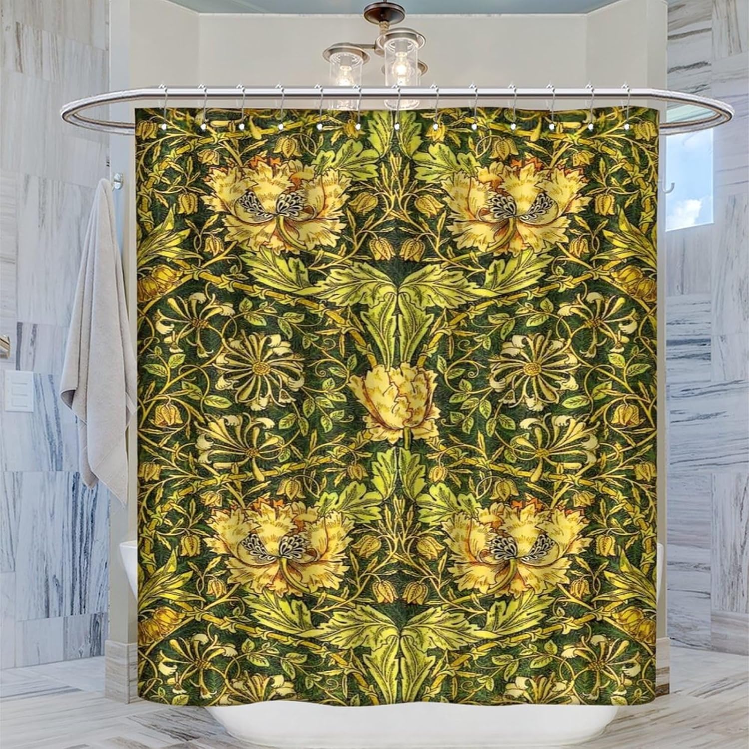 Rideau de Douche Imperméable à - Home Decor Bathroom Ideas avis et prix