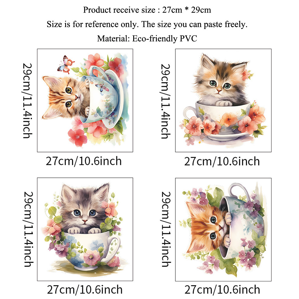 Autocollant Mural tasse de thé - Home Bathroom Wall Tiles avis et prix