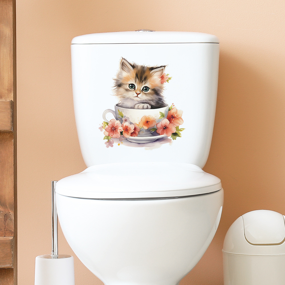 Autocollant Mural tasse de thé - Home Bathroom Wall Tiles avis et prix