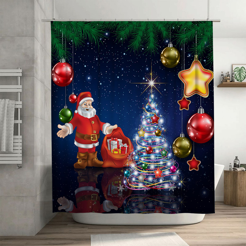 TU rideau de douche de noël pè - Home Decor Bathroom Ideas avis et prix