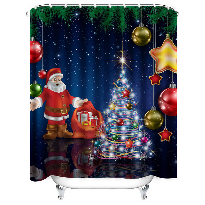 TU rideau de douche de noël pè - Home Decor Bathroom Ideas avis et prix