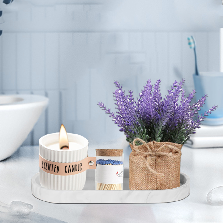 Plateau en Silicone pour vanit - Home Essentials Bathroom Organizer avis et prix
