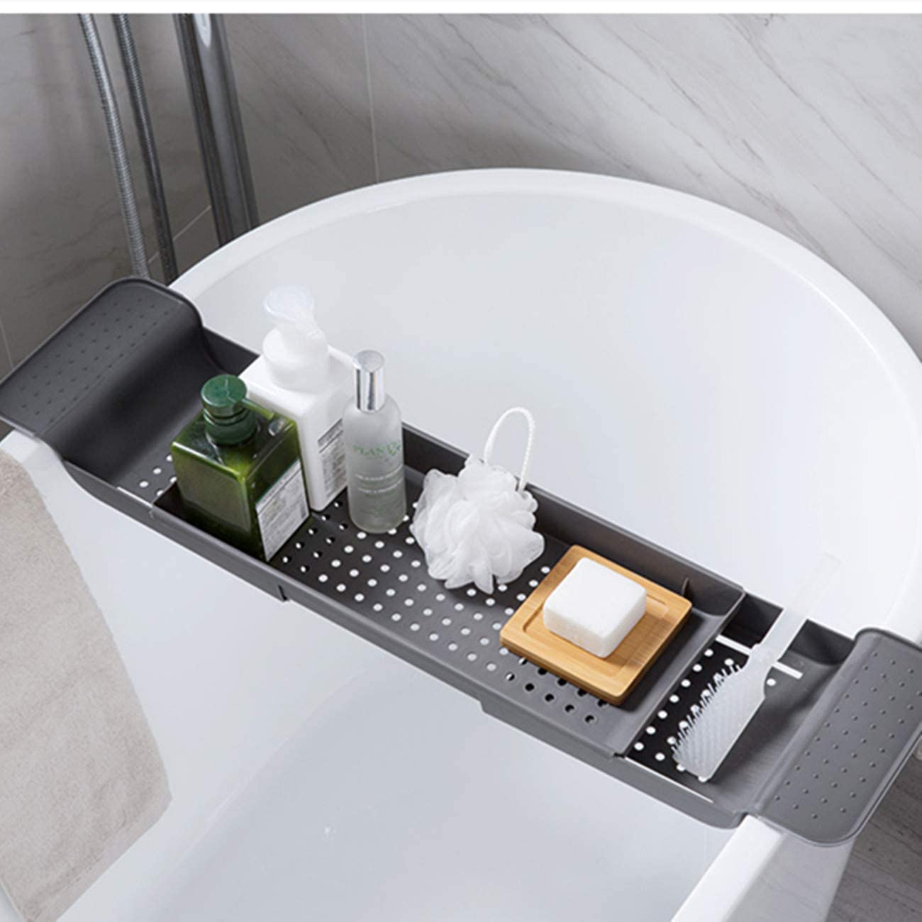 Plateau de bain extensible en  - Bath Caddy Tray avis et prix